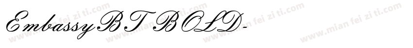 EmbassyBT BOLD字体转换